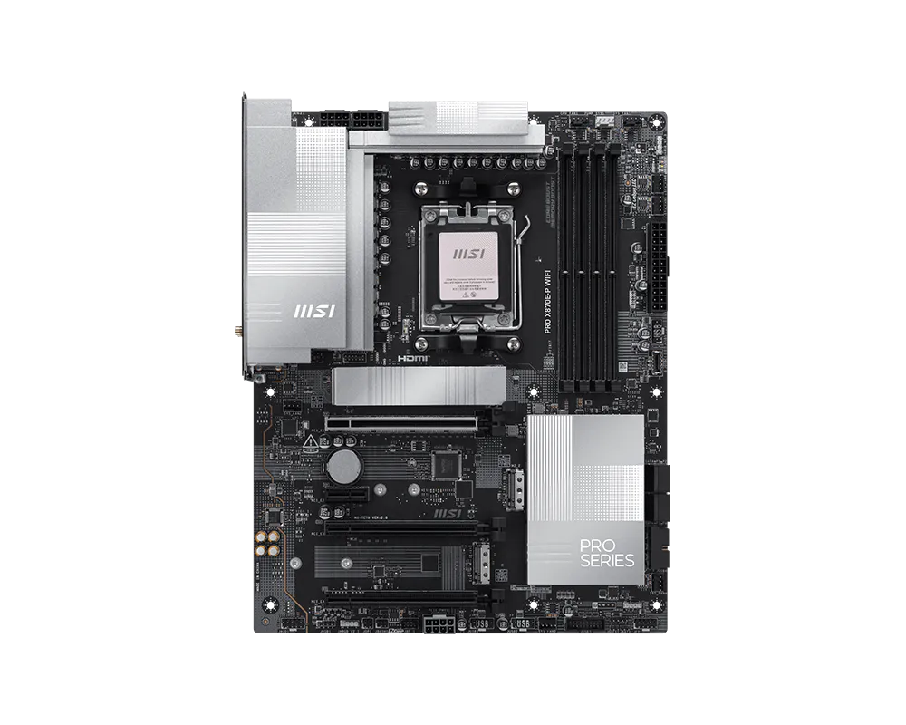 Papan Induk MSI PRO X870E-P WI - X870E Atx Motherboard ulasan dan harga