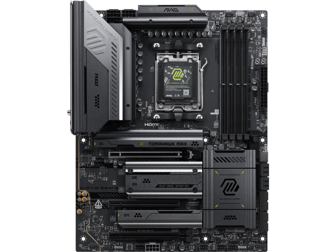 Papan Induk MSI MAG X870E TOMA - X870E Atx Motherboard ulasan dan harga